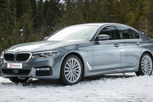 G30 in de sneeuw - ingezoomd